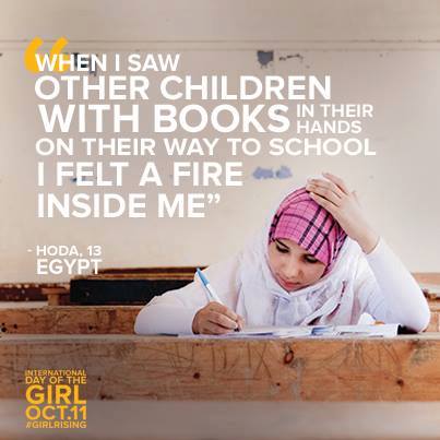 When Hoda was just 7 years old, she felt "a fire inside her," she told us, as she watched other kids walking to school. So she begged her father and mother to let her enroll, and they finally gave in.  Her success has forever changed her father's ideas about girls' education. He now regrets not sending his other children to school and hopes that one day Hoda might become a doctor. She wants to be a teacher. Girl Rising partner CARE is helping to make this possible.